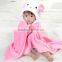 Flannel fleece terry+ baby bathrobe