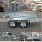 Tandem Axle Fully Welded Cage Trailer/Electric Brake 2 Axle Trailer