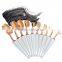 Your Own Brand 2017 Toothbrush Oval Makeup Brushes Sets 10Pcs Umbrella Oval Brush
