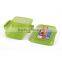 Plastic 2 Sections Food Container With Lock