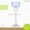 Fashional Designed Long-Stemmed Glass Candle Holder