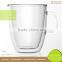 Wholesale Unique Shaped Elegant Borosilicate Drinking Glass Cup
