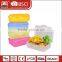 China supplier plastic food server sandwich cake box bread container for storage and carrying