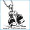 Boxing Glove Pendant Charms 316L stainless steel necklace chain for men