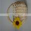 Gifts & Decor Handle Woven Corn Husk Baske