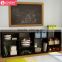 hot sale wood cube storage shelf easy assembly Collection Bookcase 4 tiers multifunction bookshelf wholesale