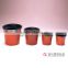 ChengXing brand wholesale double color pp plastic pots for plants