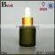 15ml  china cosmetic essence perfume glass bottle factories big rubber black plastic dropper bottle glass wholesale