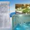 Wet bed water massage bed for body slimming ,wooden and stainless steel luxury multifunctional massage salt bath spa water bed