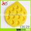 CBU29 FDA LGFG 12 connected Lemon shape silicone funny cake mold