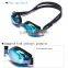 Newest Mirrored PC Lens Anti fog Silicone mirrored comfortable Swimming goggle