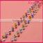 acrylic colorful wholesale crystal rhinestone chain WRC-356