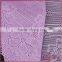 Purple floral design elegant stretch nylon lace trimming tricot fabric
