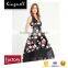 Custom new design digital printing on 100% organza silk fabric