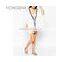 White Kaftan Designs Contrast Printed Lapel Beach Cover Up Kaftan HSD1324