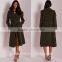 best selling custom lady khaki waterfall coat wholesale