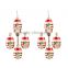 Vintage ethnic alloy painting pendant drop earrings for women