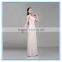 Wholesale Deep V Chiffon Modern Handmade Pleated Long Evening Dress
