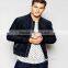 2016 men's cool blue leather suede winter jacket
