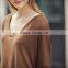 New fashion casual womenT-shirt and long sleeved v-neck blank tee