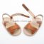 Guangzhou leather toddler kids girls sandals shoes factory