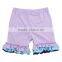 2017 Hot Sale Boutique Cotton Baby Clothes Girls Kids Solid Clolor Icing Shorts With Ruffle Shorts