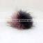Myfur Cheap Real Fur Pom Genuine Fur Ball Cute Raccoon Fur Pom Poms