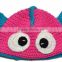 Lovely combed cotton baby hats newborn animal design baby beanie hat funny crochet baby hat