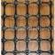 Two-way stretch plastic geogrid