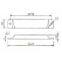 Cargo Control Track for Freezer Truck, E-track for Truck, Van Car, Container Body Side, Steel E-track End Socket, E-track Tip GL-19111-1