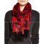ladies Orchid pure cashmere scarf