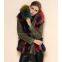 New Year Winter Overcoat Lady Luxury Fox Fur Coat for Chirstma