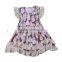 Yawoo Floral Patterns Wave Summer Dress Baby Kids Wear Cute Dresses for Baby Girl