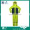 Newest green suit style industrial waterproof rainsuit