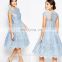 china hot sales fashion Lace Midi Prom Dress
