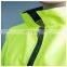 Custom oxford fabric fluorescent yellow reflective sleeveless jacket