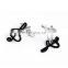 Music note symbol black cufflinks