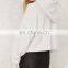 Deadstock Fabrics Oversized Raw Hem Cropped Heather Gray Sweatshirt