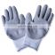 en 388 level 5 PU cotton cut resistant work industrial safety gloves