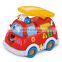 Educational fire truck electric toy cars with music and light for kids