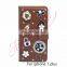 2016 Mobile Accessories PU Leather Wallet Cell Phone Case for iphone 7 plus