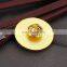 Pocket Round Gold Metal Badge for Souvenir Gift Customize