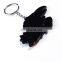 Design Your Own Silicone Key Chain Various Shapes 2d custom shaped soft pvc keychain bird