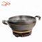 Four levels Multi-functional cast iron electric skillet Two Layers Electric Steamer Cooking Pot in good health