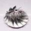 HE551/HX55 4035398/3526177/4045209 71.75/109.00mm 8+8 Blades High Performance Turbo Milling/billet Compressor Wheel