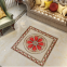 China 1200x1200 polished golden crystal porcelain decorative carpet floor tile