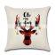 New year decor christmas pillow case home decorative christmas cushion
