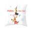 Plain Cotton Christmas Throw Pillow Cover Popular For Home Decor