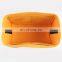 big space green color cosmetic handbag purse felt make up organizer bag