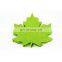 Various colors Thanksgiving Maple Leaf Felt Drink Coaster Set for Autumn